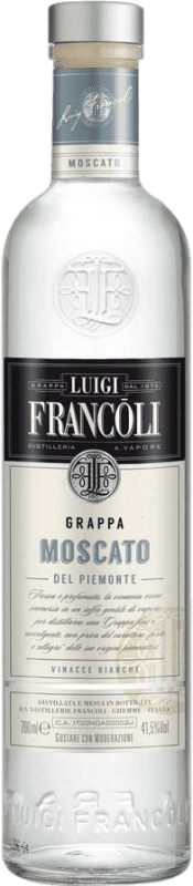 Envio grátis | Aguardente Grappa Luigi Francoli Itália Mascate 70 cl