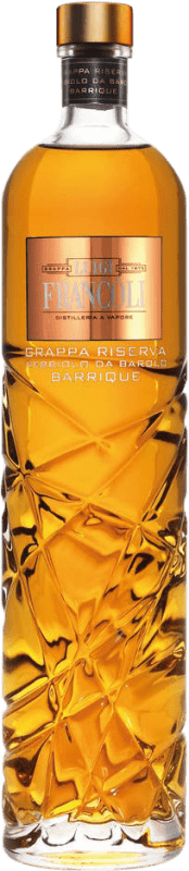 41,95 € | Grappa Luigi Francoli Sorsi di Luce Barrel Aged — Vieilli en Fût, Réserve Italie Nebbiolo 70 cl