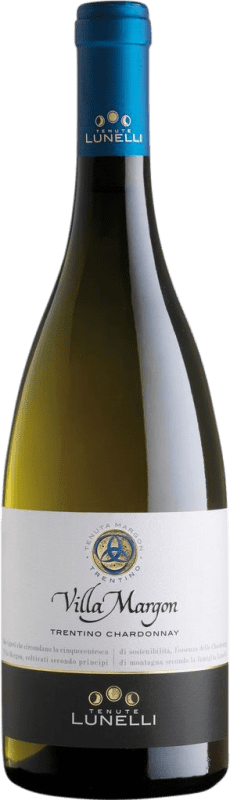 Бесплатная доставка | Белое вино Lunelli Villa Margon Bianco Superiore D.O.C. Trentino Трентино Италия Chardonnay 75 cl