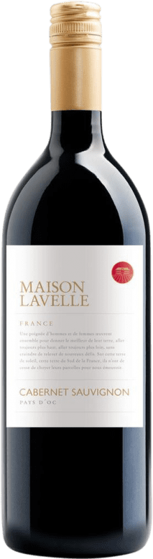 Envoi gratuit | Vin rouge Maison Lavelle I.G.P. Vin de Pays d'Oc Languedoc-Roussillon France Cabernet Sauvignon 1 L