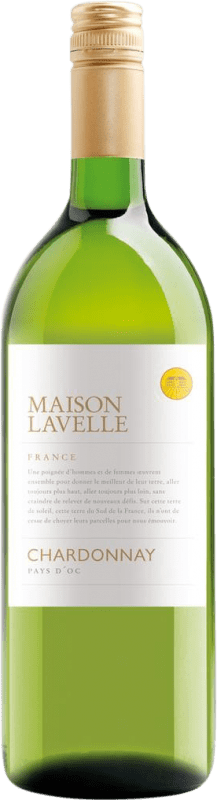 9,95 € | Белое вино Maison Lavelle I.G.P. Vin de Pays d'Oc Лангедок-Руссильон Франция Chardonnay 1 L