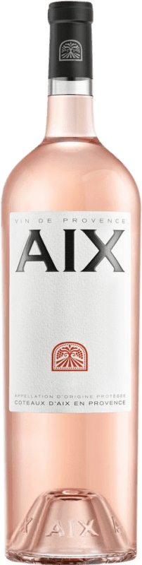 Free Shipping | Rosé wine Saint Aix Rosé A.O.P. Coteaux d'Aix-en-Provence Provence France Jéroboam Bottle-Double Magnum 3 L
