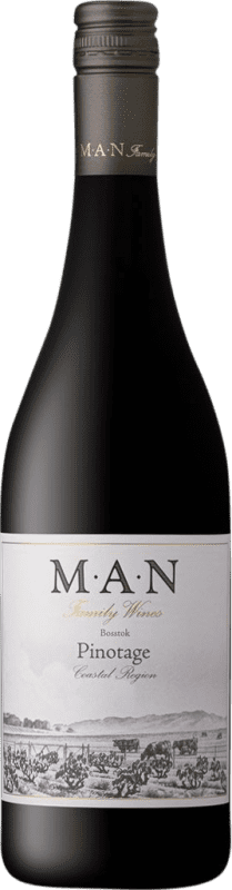 Бесплатная доставка | Красное вино MAN Bosstok Южная Африка Pinotage 75 cl