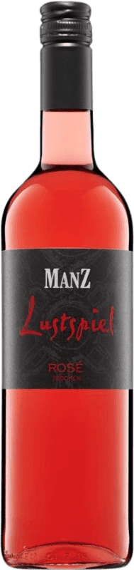 Free Shipping | Rosé wine Manz Lustspiel Rosé Dry Q.b.A. Rheinhessen Rheinhessen Germany 75 cl