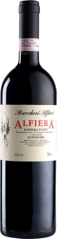 Бесплатная доставка | Красное вино Marchesi Alfieri Alfiera Superiore D.O.C. Barbera d'Asti Пьемонте Италия Barbera 75 cl