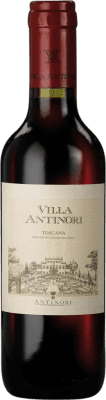 Бесплатная доставка | Красное вино Marchesi Antinori Rosso I.G.T. Toscana Тоскана Италия Merlot, Syrah, Cabernet Sauvignon, Sangiovese Половина бутылки 37 cl