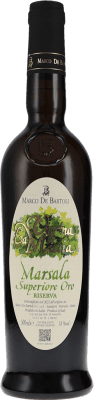 Envio grátis | Vinho branco Marco de Bartoli Superiore Oro Reserva D.O.C. Marsala Sicília Itália Grillo Garrafa Medium 50 cl