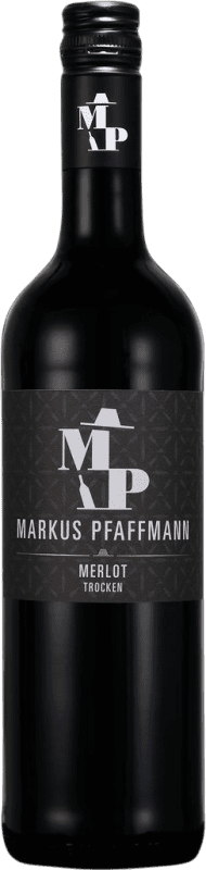 Free Shipping | Red wine Markus Pfaffmann MP Dry Q.b.A. Pfälz Pfälz Germany Merlot 75 cl