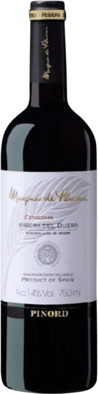 Free Shipping | Red wine Marqués de Pluma D.O. Ribera del Duero Castilla y León Spain Tempranillo 75 cl