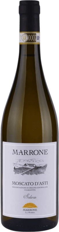 Envoi gratuit | Vin blanc Marrone D.O.C.G. Moscato d'Asti Piémont Italie Solaris 75 cl