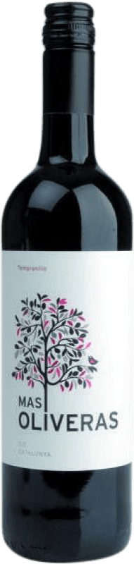 Free Shipping | Red wine Mas Oliveras D.O. Catalunya Catalonia Spain Tempranillo 75 cl