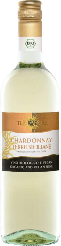 Бесплатная доставка | Белое вино Massucco TerrAmore I.G.T. Terre Siciliane Сицилия Италия Chardonnay 75 cl