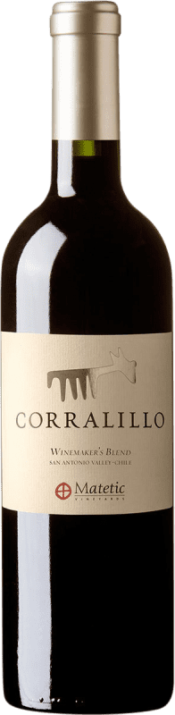 25,95 € | Красное вино Matetic Corralillo Blend I.G. Valle de Casablanca Чили Syrah 75 cl