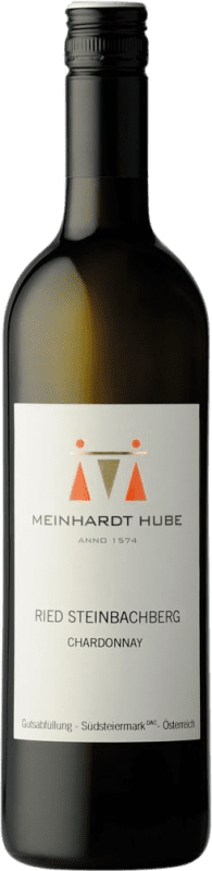 Kostenloser Versand | Weißwein Meinhardt Hube. Ried Steinbachberg D.A.C. Südsteiermark Estiria Österreich Chardonnay 75 cl