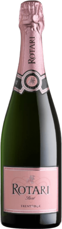 Envio grátis | Espumante rosé Mezzacorona Rotari Rosé Brut D.O.C. Trentino Trentino Itália 75 cl