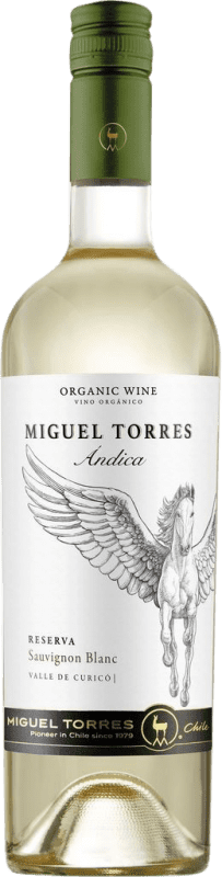 Бесплатная доставка | Белое вино Miguel Torres Andica I.G. Valle Central Центральная долина Чили Sauvignon White 75 cl