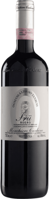 29,95 € | Red wine Monchiero Carbone Srü D.O.C.G. Roero Piemonte Italy Nebbiolo 75 cl