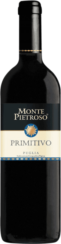 Бесплатная доставка | Красное вино Monte Pietroso I.G.T. Puglia Апулия Италия Primitivo 75 cl