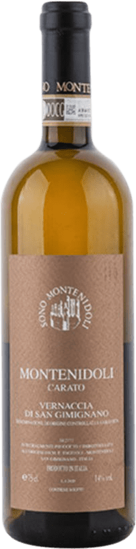 Бесплатная доставка | Белое вино Montenidoli Carato D.O.C.G. Vernaccia di San Gimignano Тоскана Италия Vernaccia 75 cl