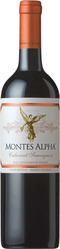 Free Shipping | Red wine Montes Alpha I.G. Valle Central Central Valley Chile Merlot, Cabernet Sauvignon 75 cl