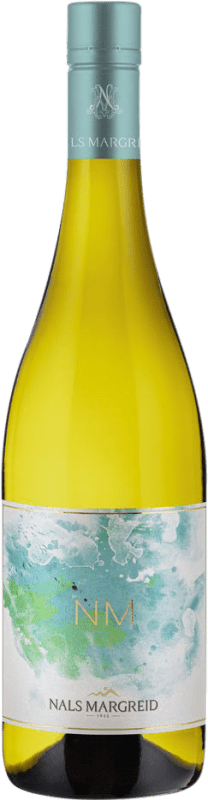 Бесплатная доставка | Белое вино Nals Margreid NM Cuvée Chardonnay Sauvignon I.G.T. Vigneti delle Dolomiti Tirol del Sur Италия Nebbiolo, Chardonnay 75 cl