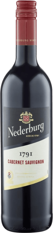 Бесплатная доставка | Красное вино Nederburg 1791 W.O. Western Cape Western Cape South Coast Южная Африка Cabernet Sauvignon 75 cl