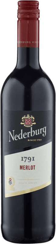 Free Shipping | Red wine Nederburg 1791 W.O. Western Cape Western Cape South Coast South Africa Merlot 75 cl