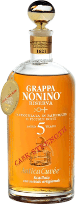 Aguardente Grappa Nonino Antica Cuvée Cask Strength Barrique Gereift Reserva 5 Anos