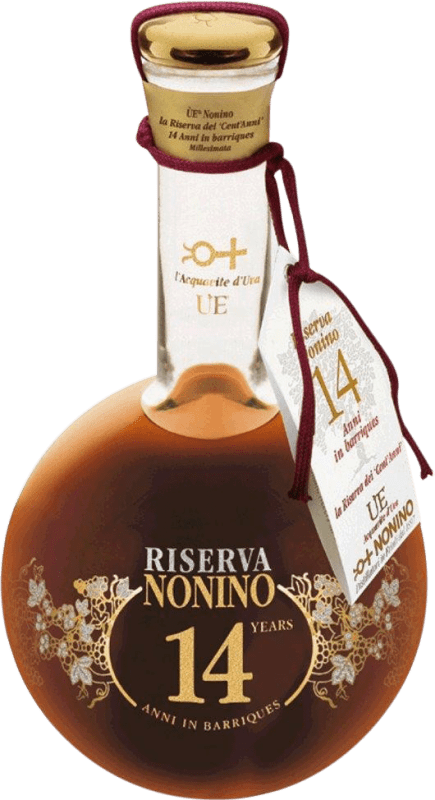 328,95 € | Aquavit Nonino d'Uva Reserva Friuli-Venezia Giulia Itália 14 Anos 70 cl