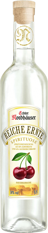 Kostenloser Versand | Liköre Nordbrand Nordhausen Reiche Ernte Sauerkrische Deutschland Medium Flasche 50 cl