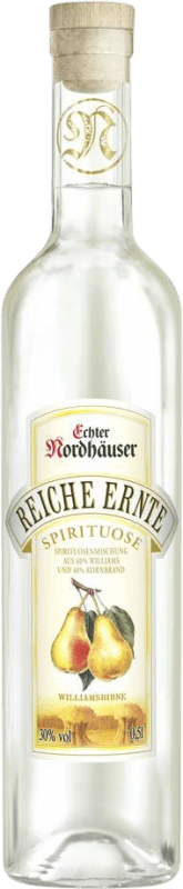 Envio grátis | Licores Nordbrand Nordhausen Reiche Ernte Williamsbirne Alemanha Garrafa Medium 50 cl