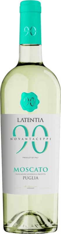 Бесплатная доставка | Белое вино Novantaceppi I.G.T. Puglia Апулия Италия Muscat 75 cl