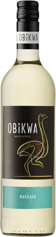 Free Shipping | White wine Obikwa W.O. Western Cape Western Cape South Coast South Africa Muscat 75 cl