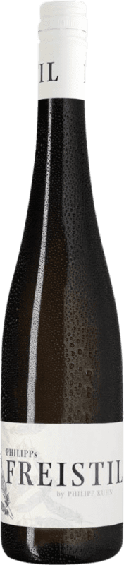 19,95 € 免费送货 | 白葡萄酒 Philipp Kuhn Freistil Gelber Muskateller Trocken — 干型 Q.b.A. Pfälz