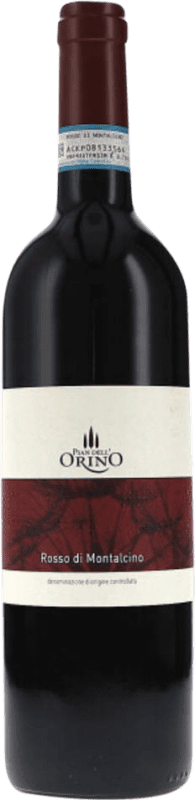 Бесплатная доставка | Красное вино Pian dell'Orino D.O.C. Rosso di Montalcino Тоскана Италия Sangiovese 75 cl