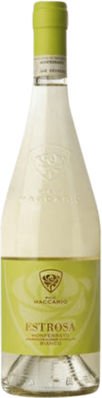 Бесплатная доставка | Белое вино Pico Maccario Estrosa Bianco D.O.C. Monferrato Пьемонте Италия Viognier 75 cl