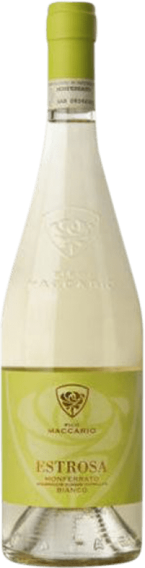 Free Shipping | White wine Pico Maccario Estrosa Bianco D.O.C. Monferrato Piemonte Italy Viognier 75 cl