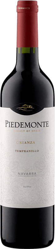 Free Shipping | Red wine Piedemonte Aged D.O. Navarra Navarre Spain Tempranillo 75 cl