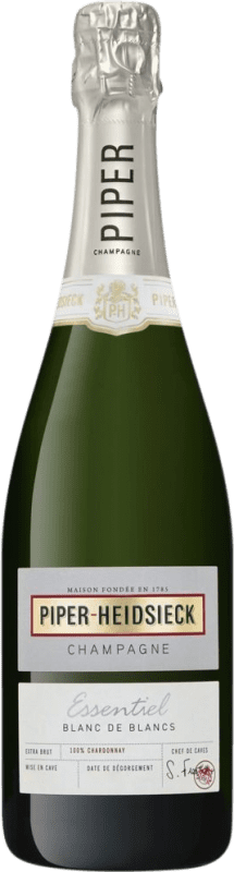 69,95 € | 白スパークリングワイン Piper-Heidsieck Essentiel Blanc de Blancs エキストラブラット A.O.C. Champagne シャンパン フランス 75 cl