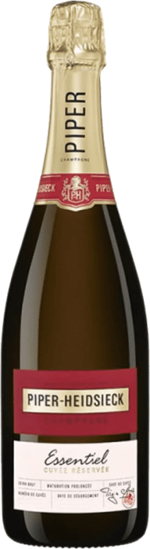 189,95 € Бесплатная доставка | Белое игристое Piper-Heidsieck Essentiel Экстра-Брут A.O.C. Champagne бутылка Магнум 1,5 L