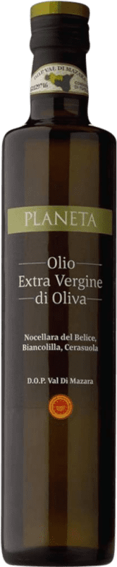 12,95 € Envío gratis | Aceite de Oliva Planeta Extra Vergine Botella Medium 50 cl