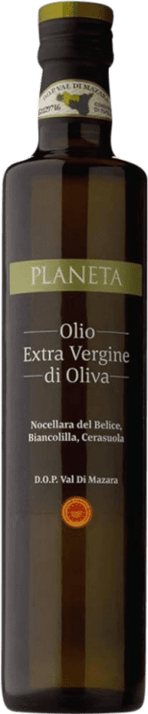 Envío gratis | Aceite de Oliva Planeta AOVE Virgen Extra Sicilia Italia Botella Medium 50 cl