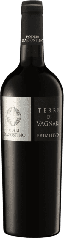 Бесплатная доставка | Красное вино Poderi d'Agostino Terre di Vagnari I.G.T. Puglia Апулия Италия Primitivo 75 cl