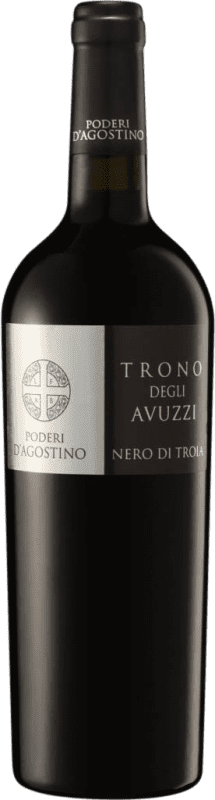 Бесплатная доставка | Красное вино Poderi d'Agostino Trono Deglia Avuzzi I.G.T. Puglia Апулия Италия Nero di Troia 75 cl