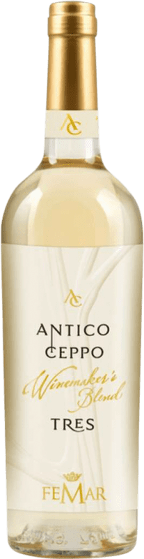 9,95 € | Белое вино Poggio Le Volpi Tres Antico Ceppo Bianco I.G.T. Lazio Лацио Италия Trebbiano, Белая Мальвазия 75 cl