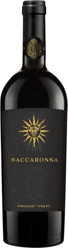 Free Shipping | Red wine Poggio Le Volpi Baccarossa Nerobuono Rosso I.G.T. Lazio Lazio Italy 75 cl