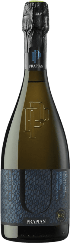 Envío gratis | Espumoso Blanco Prapian Col de L'Utia Cartizze Brut Superiore — Superior D.O.C.G. Prosecco di Conegliano-Valdobbiadene Venecia Italia Glera 75 cl