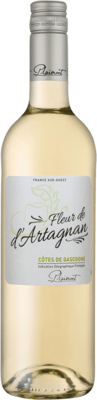 Бесплатная доставка | Белое вино Plaimont Fleur de d'Artagnan Blanc I.G.P. Vin de Pays Côtes de Gascogne Франция Ugni Blanco, Colombard 75 cl