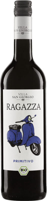 Free Shipping | Red wine Villa San Giorgio Italy Primitivo 75 cl