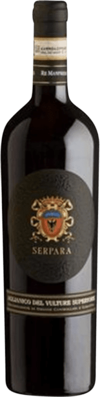 25,95 € | Red wine Re Manfredi Vigneto Serpara Superiore D.O.C. Aglianico del Vulture Basilicata Italy Aglianico 75 cl